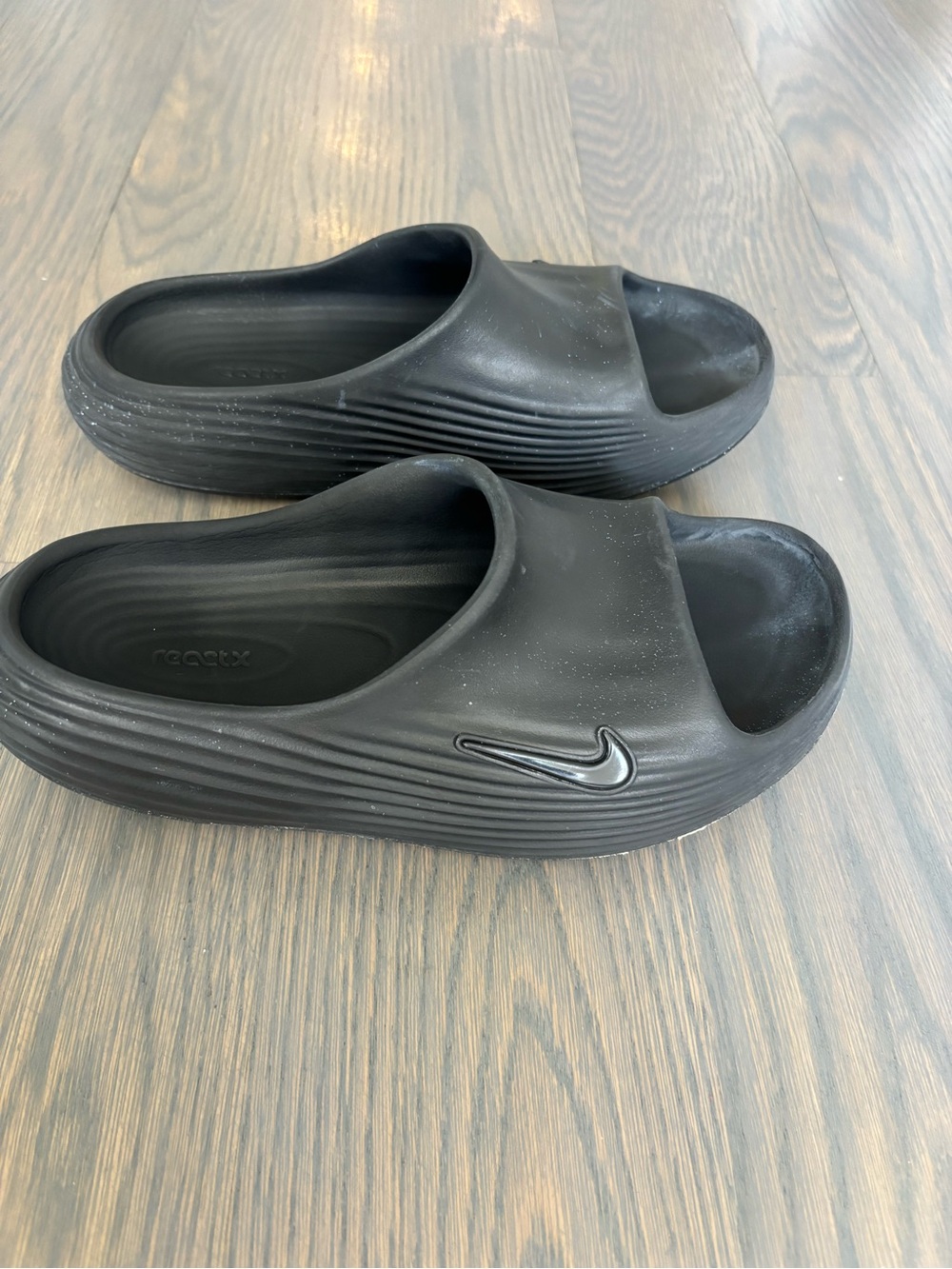 Nike Reactx Black Slides